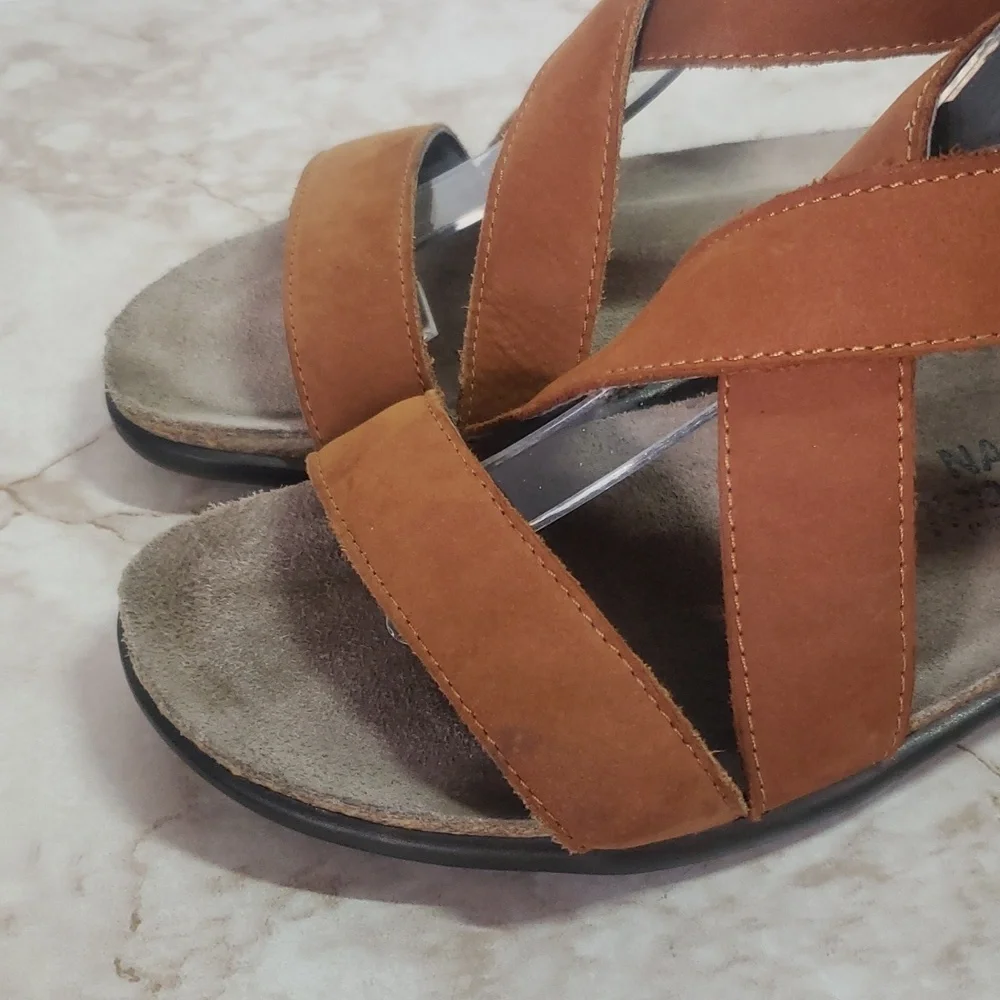 Naot Nrown Strappy Gladiator Sandals Size 37 - Picture 7 of 8
